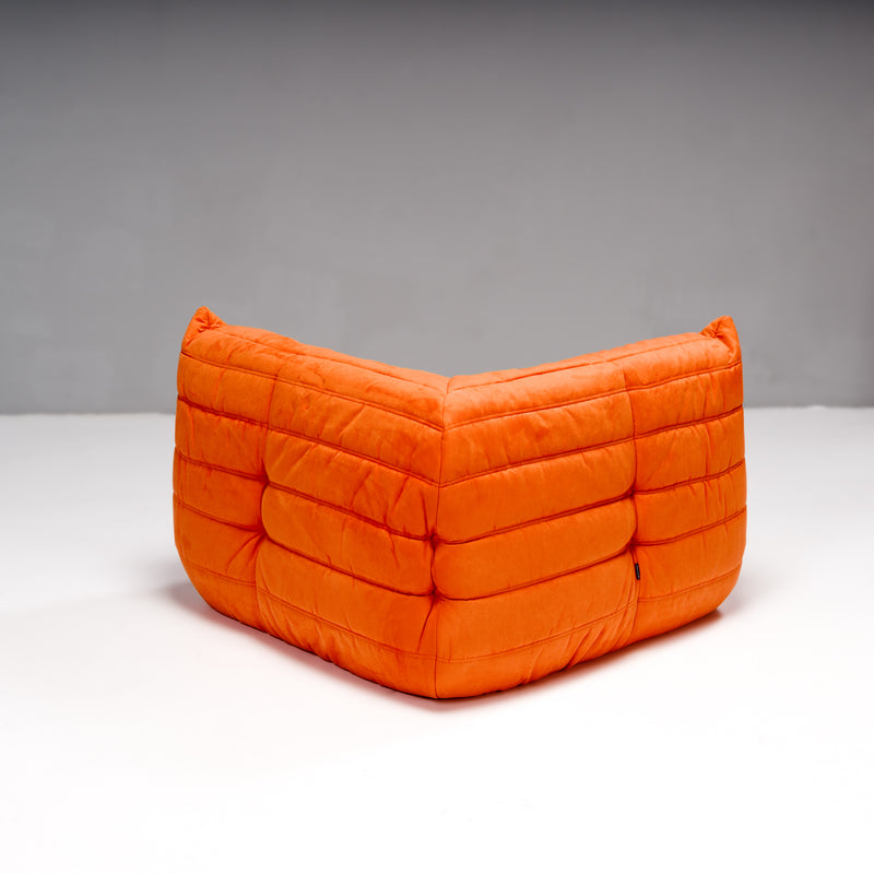 Ligne Roset by Michel Ducaroy Togo Tangerine Modular Sofa, Set of 3