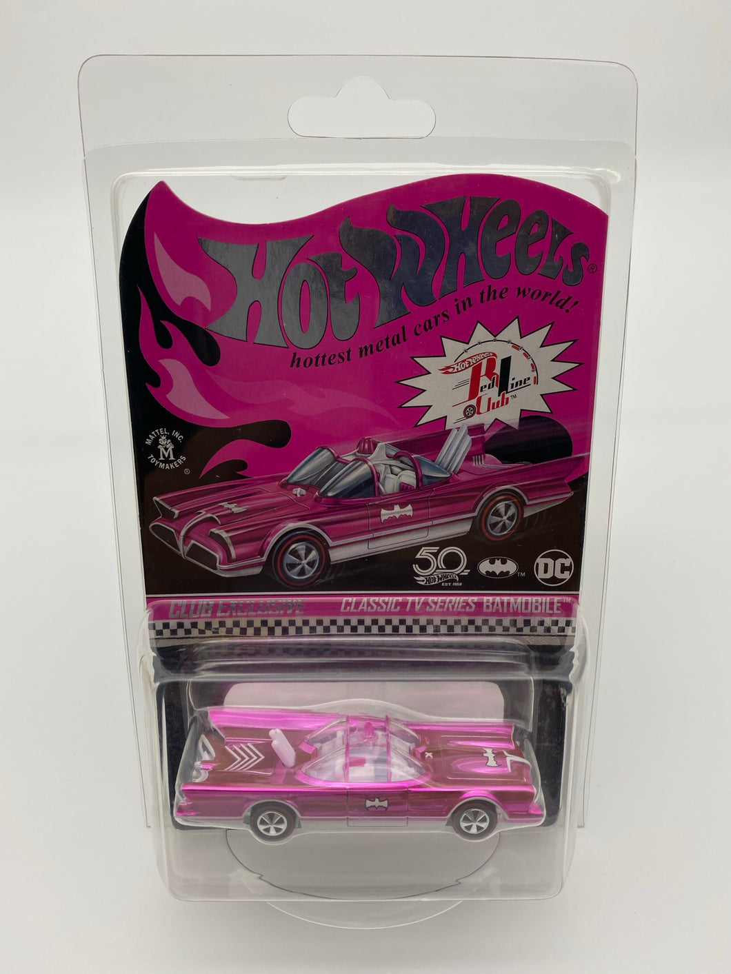 Hot Wheels RLC 2018 Convention Batman Classic TV Series Batmobile Pink –  20KM Diecast