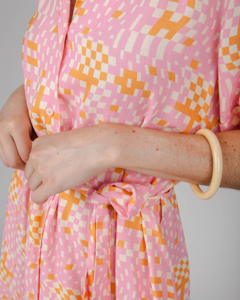 Dizzy Long Dress Rose - Brava Fabrics