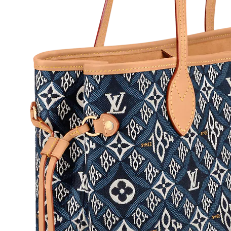 Louis Vuitton Blue Monogram Since 1854 Neverfull Pochette MM/GM