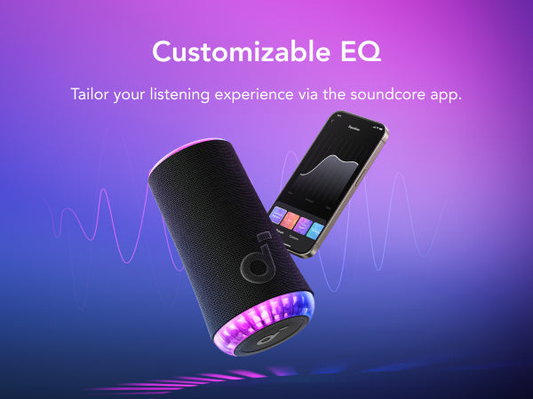 Glow Portable Speaker with 30W 360° Sound, - soundcore Europe