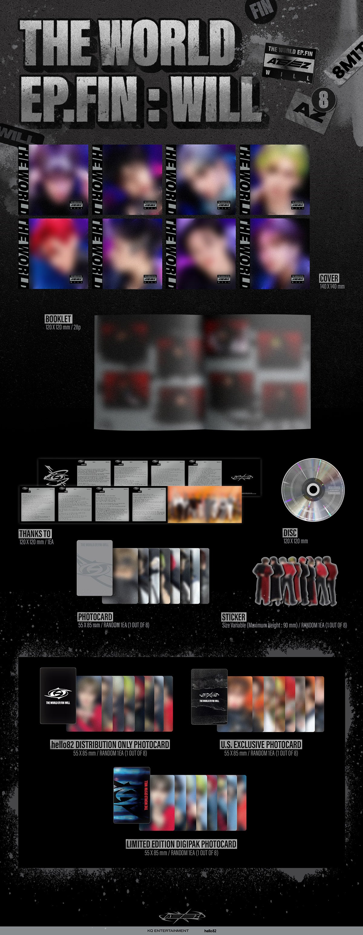 ATEEZ Limited Edition Digipak