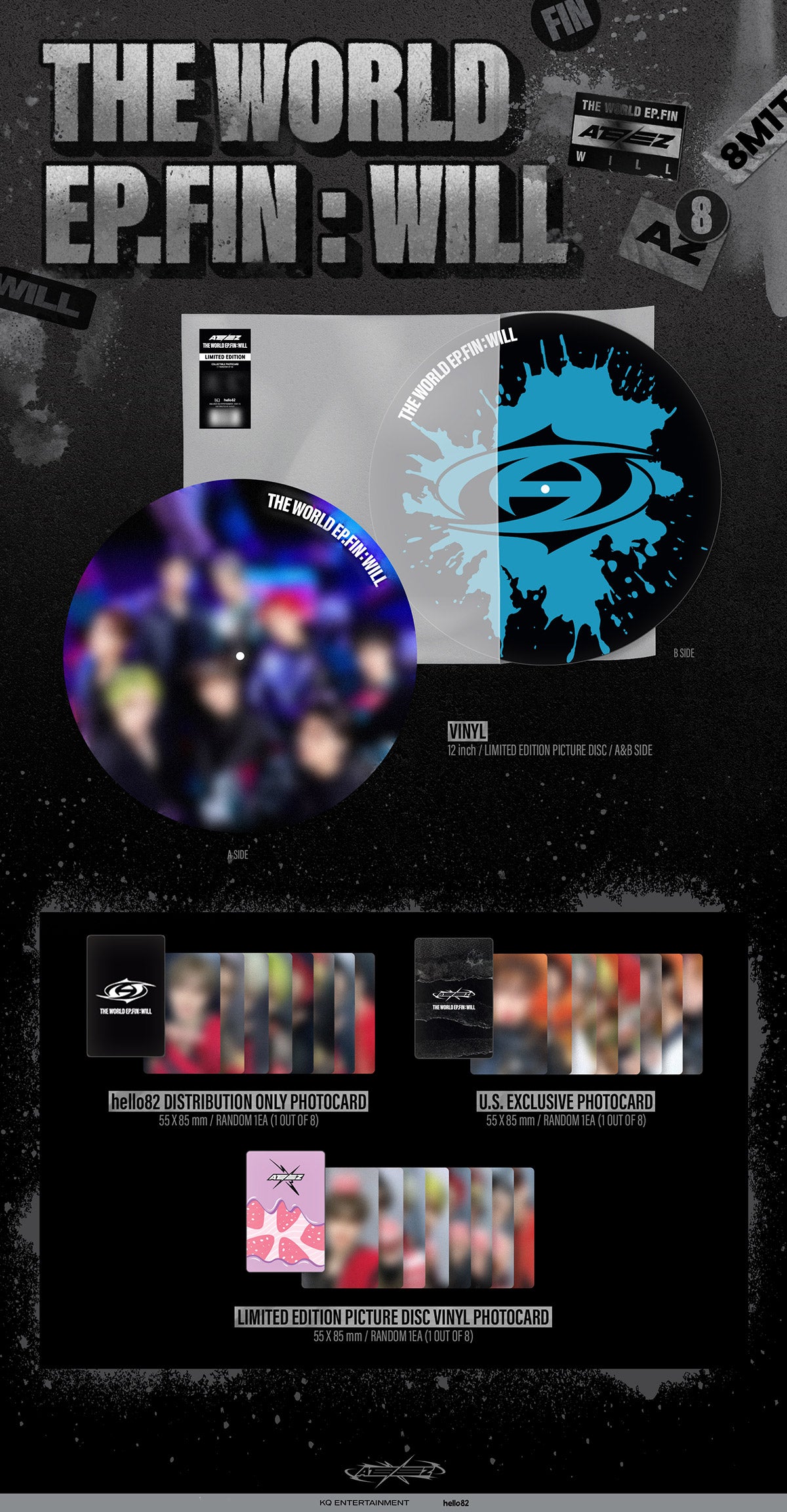ATEEZ Limited Edition Picture Vinyl