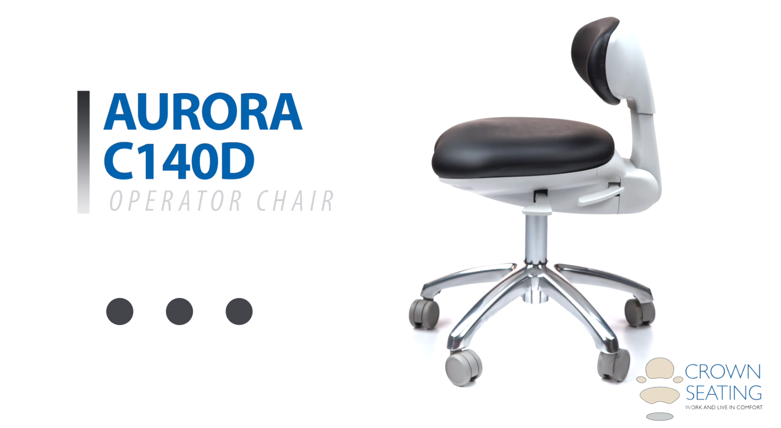 virtu® C120DM Dental Stools - Crownseating