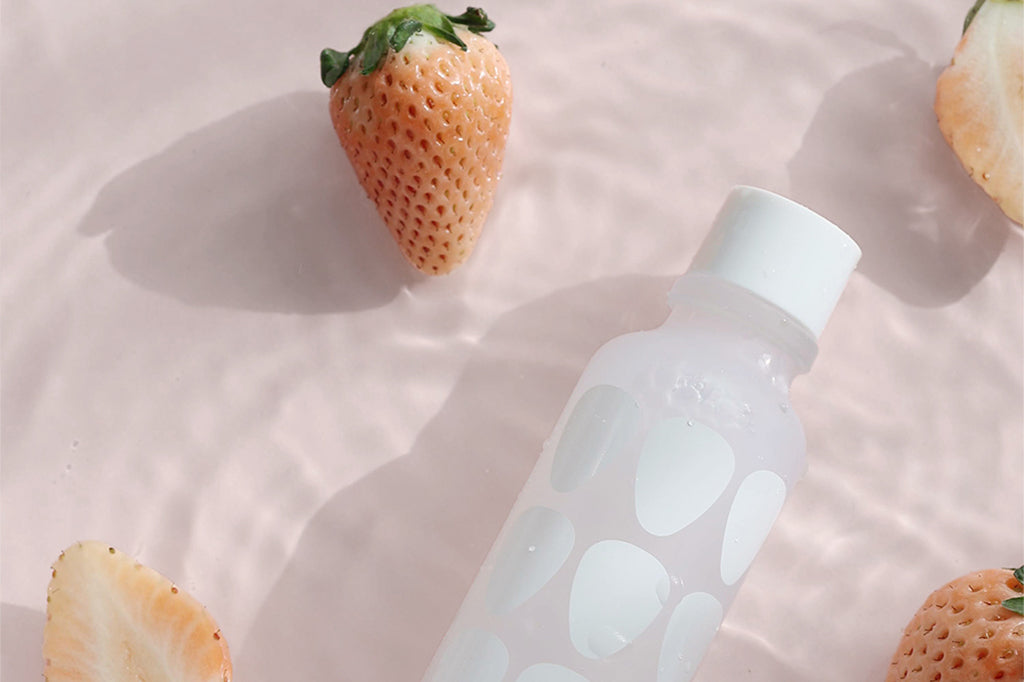 white strawberry lotion