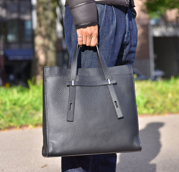✨保存袋付き✨極美品 ✨フルラ ジョーヴェ トートバッグ ダークグレー  シボ革灰色