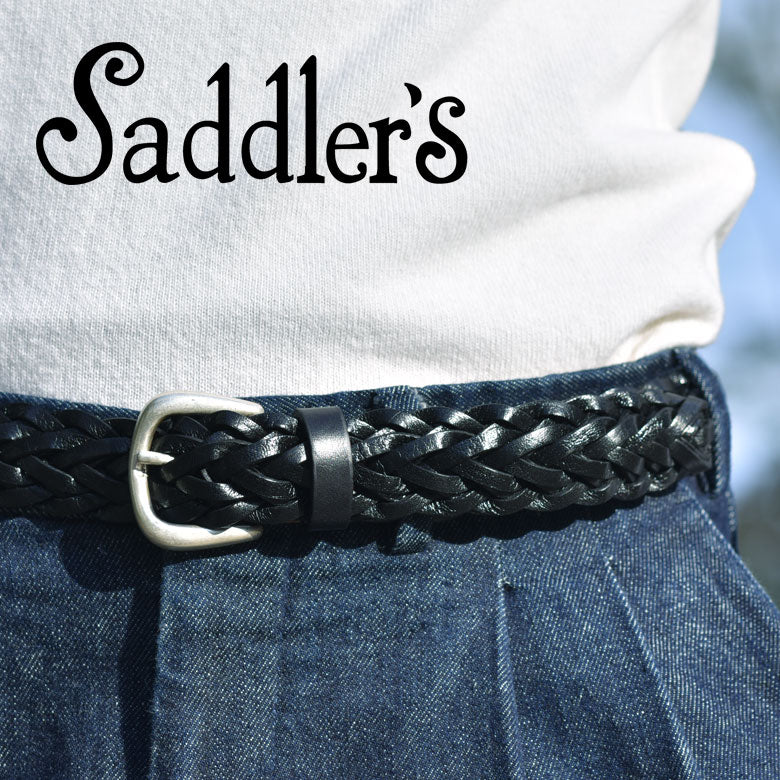 saddler's メッシュベルト 75ブラウン 美品 - 小物