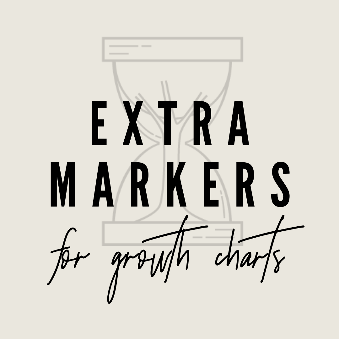 Snowy Steps Growth Chart Ruler - Birchmark Designs