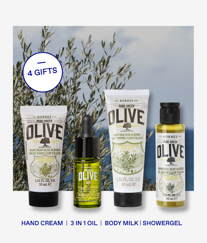 KORRES | Limited Edition Pure Greek Olive Travel Set