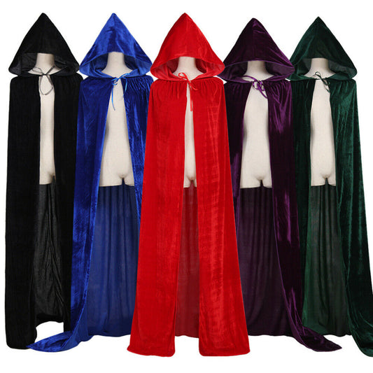 Buy Satin Black Red Robe, Ritual Robe, Long Hooded Robe, Monk Robe, Magical  Robe, Witch Robe, Vampire Robe Online in India 