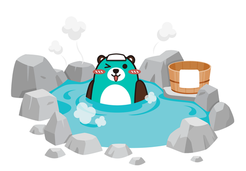 Kuma bathtub soak