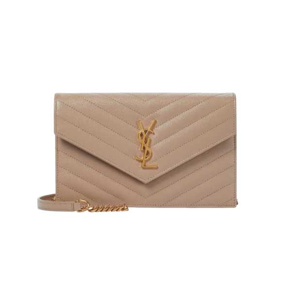 BAG NEW ARRIVAL - YSL CASSANDRE MATELASSÉ ENVELOPE CHAIN WALLET IN