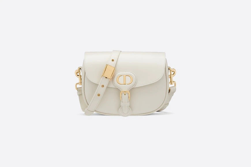 Dior Bobby East West Shoulder Bag Leather White M9327UMOL