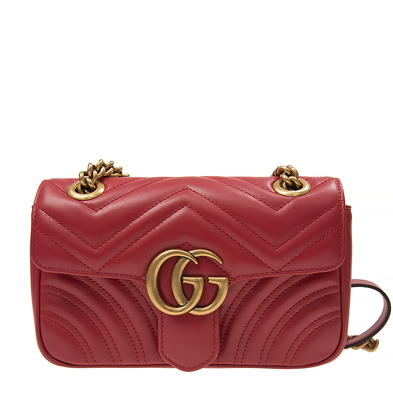 (WMNS) Gucci GG Marmont Mini Shoulder Bag Red 446744-DTDIT-6433