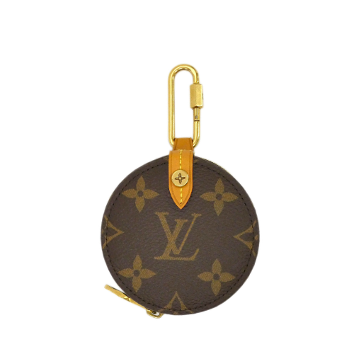 Louis Vuitton Soft Trunk Backpack Bag Charm and Key Holder Brown