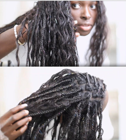 how to fix tangled braids
