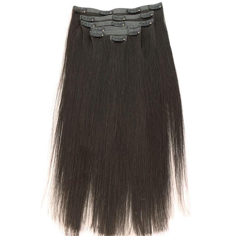 Salt & Pepper 10% Black- Gray Hair Loc Extensions Human Hair