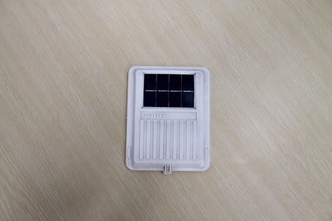Solar panel housing after cleaning