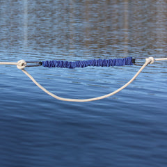 LineSnubber connected to dock line by clove hitch