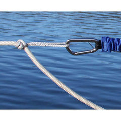 LineSnubber attached to mooring line using LineGrabber