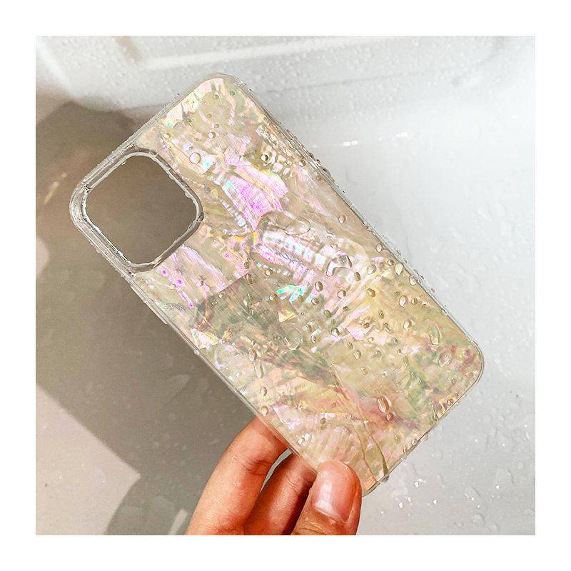 Natural Mother of Pearl Abalone Shell iPhone Case - Kasy Case