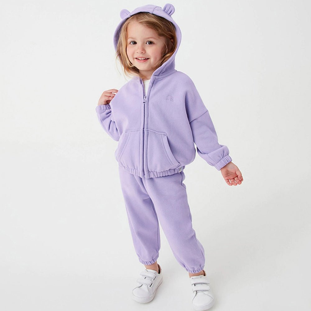 New Autumn Collection: European-Style Cotton Hooded Sweatsuit Set for