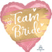 Satin Luxe Gold & Pink Team Bride Foil Balloon