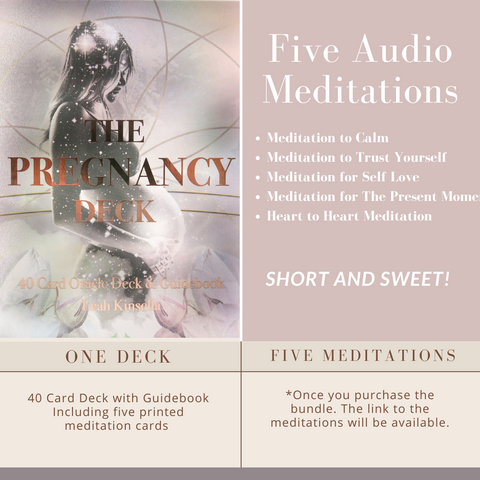 Pregnancy Deck and Audio Meditation Bundle