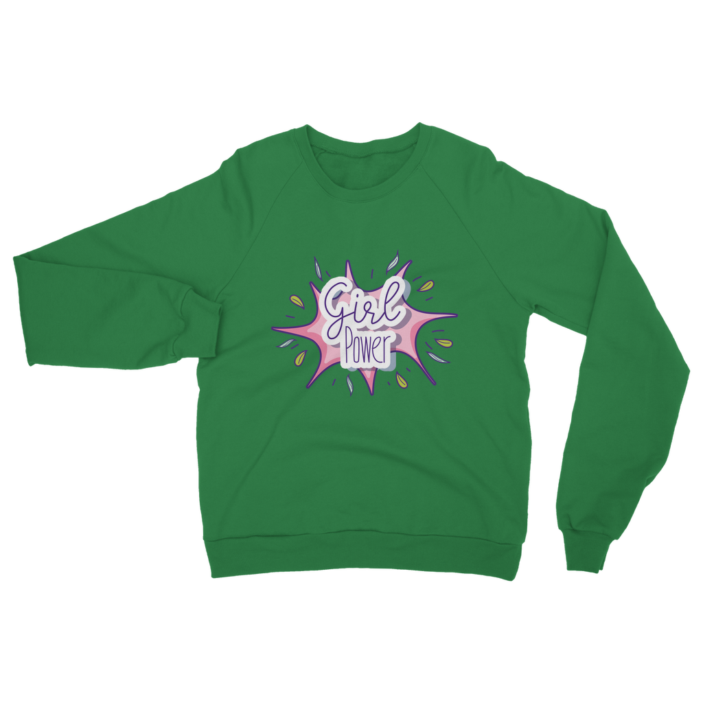 Girl Power Soft Adult Sweatshirt - Holy Cow Clothing