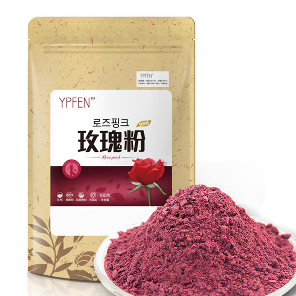 100g Organic Additive Free Rose Petal Powder Face Mask Anti-aging Cosmetics - Ecart