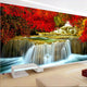 80x30cm Large Resin Diamond Painting Waterfall Scenery Wall Living Room Decor