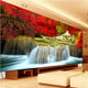 80x30cm Large Resin Diamond Painting Waterfall Scenery Wall Living Room Decor - Ecart