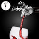 Creative Deer Head Design Red Wine Bottle Metal Pourer Stopper Kitchen Bar Tool