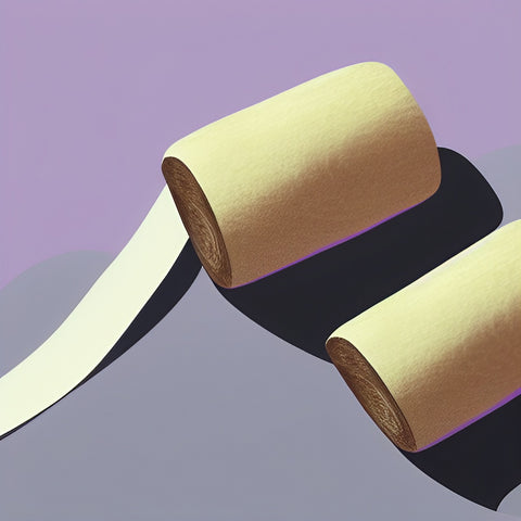 Illustration of rolls of ace bandages