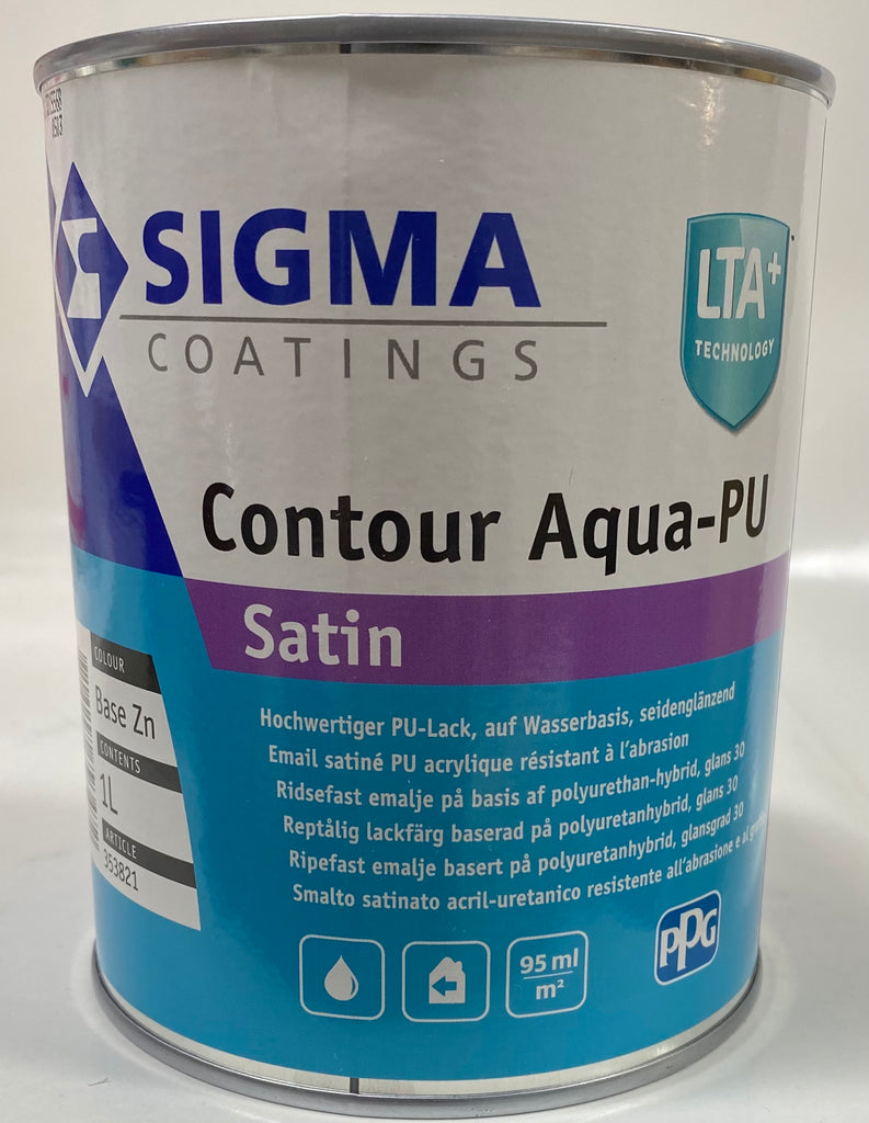 SIGMA COATINGS Contour Aqua-PU Satin – Van Dijken Verf & Vloeren