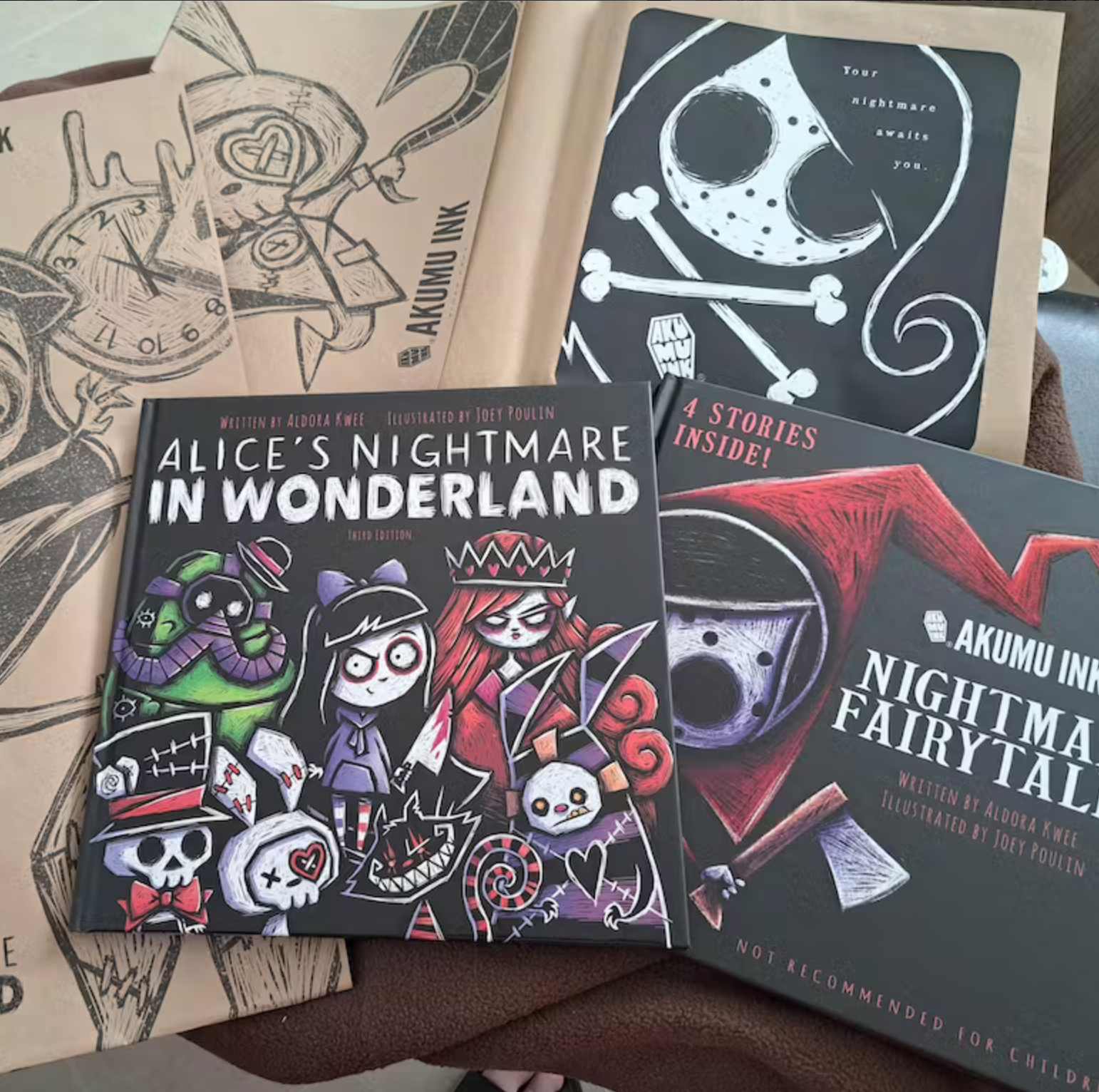 alice's nightmare in wonderland book, alice in wonderland goth book, alice in wonderland book review