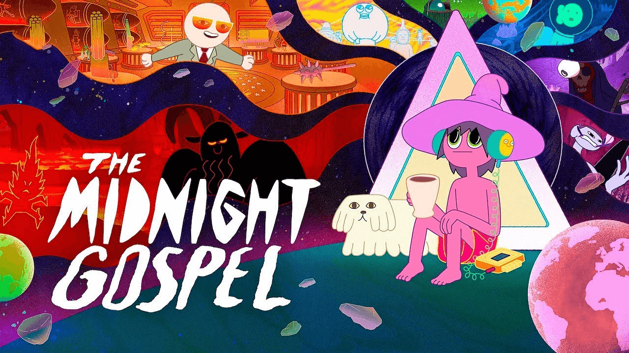 midnight gospel, pendelton ward cartoon, duncan trussell cartoon, weird cartoons, strange cartoon