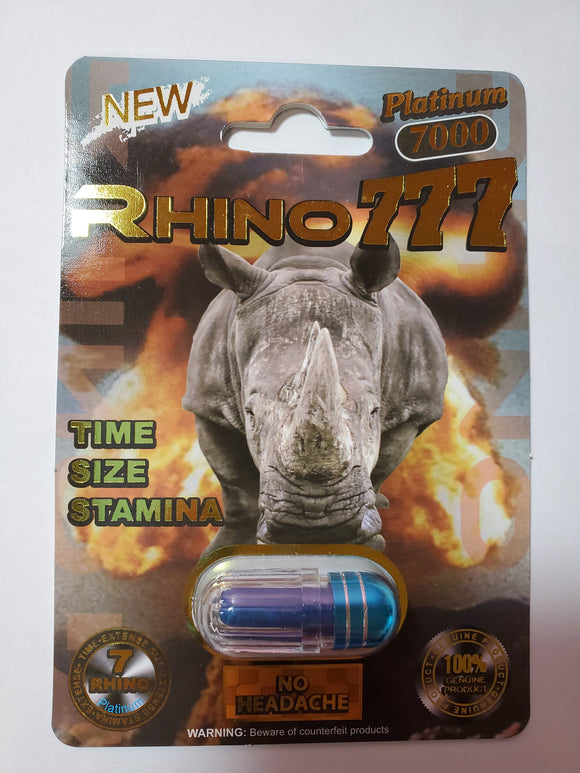 rhino 7 platinum 5000 does not work