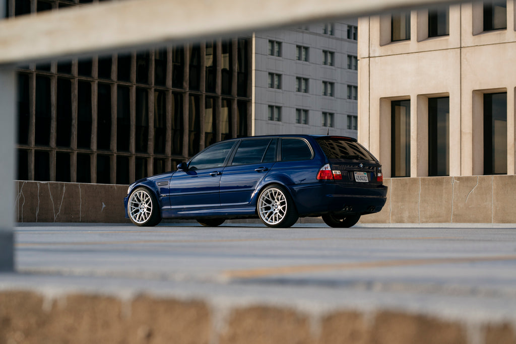 Rear three-quarter view of BMW M3 Touring (E46)