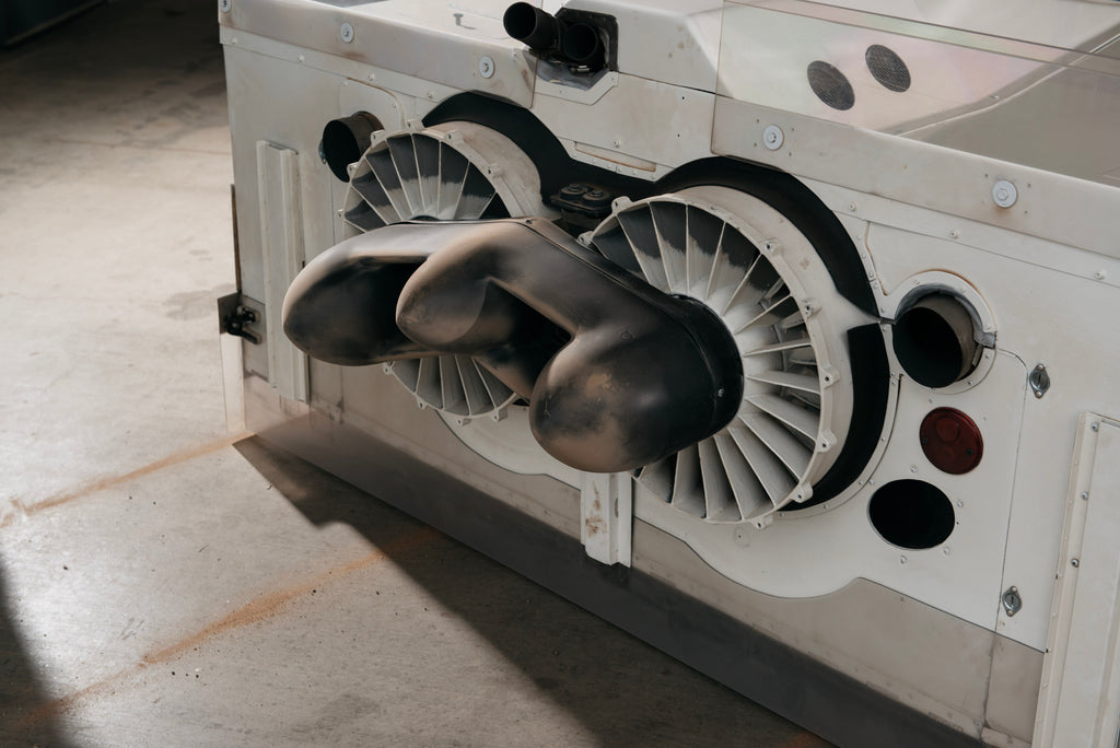 Rear detail of the 1970 Chaparral 2J fan car