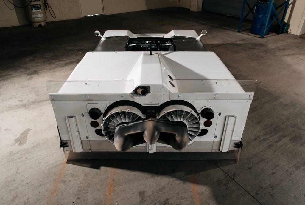 Rear View of the 1970 Chaparral 2J Group 7 Can-Am fan car