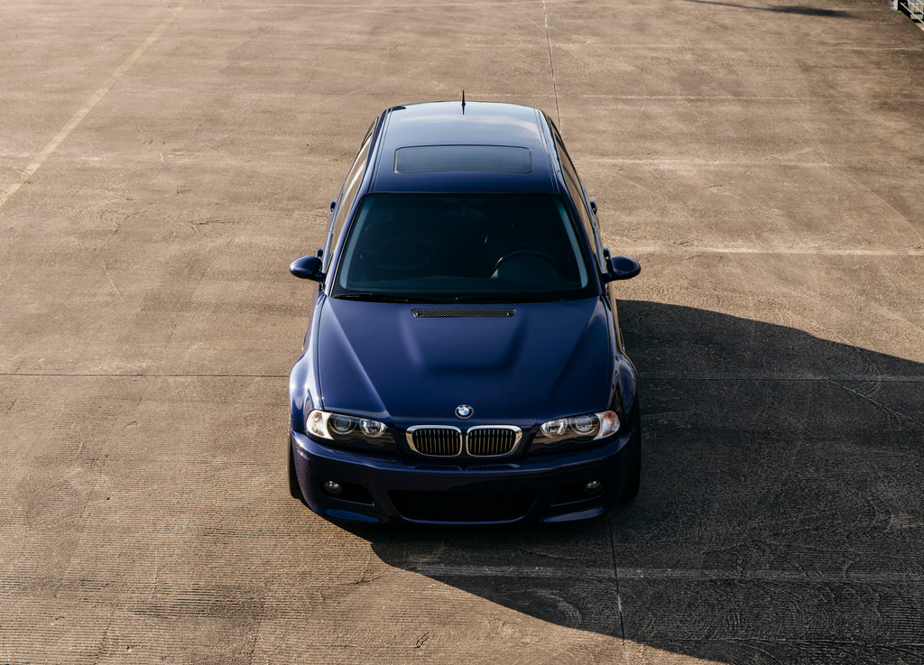 Above front view of BMW M3 Touring (E46)