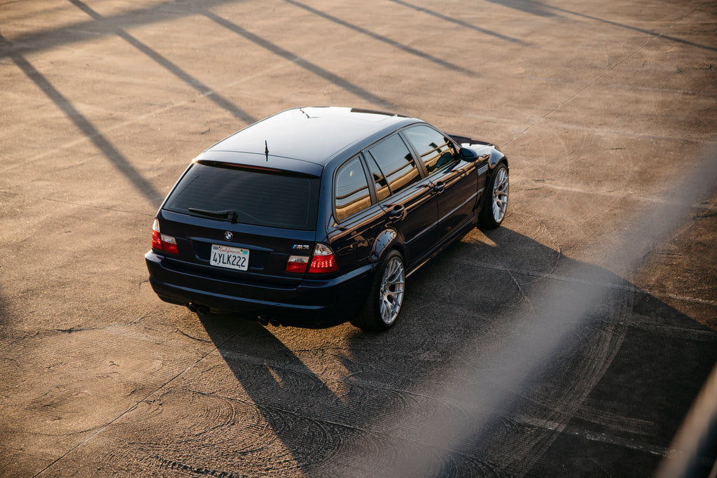 Above three-quarter view of BMW M3 Touring (E46)