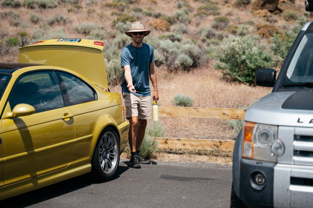 Daniel Sloan outside Fort Rock, OR