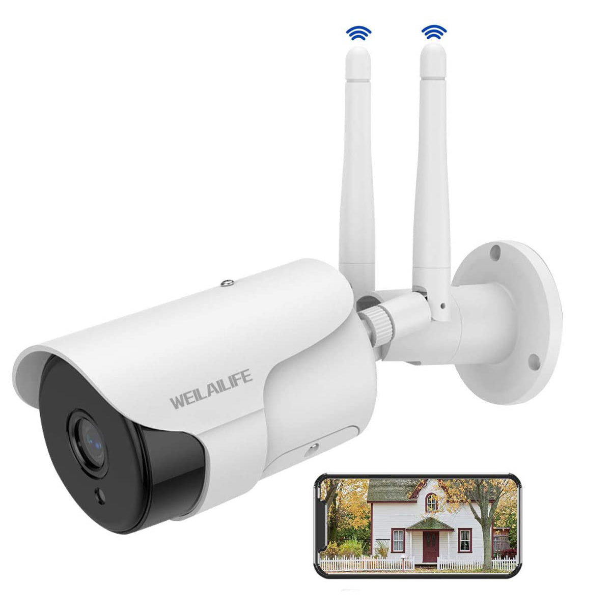 [Two Way Audio] Wireless Outdoor Security Camera – WEILAILIFE Security ...