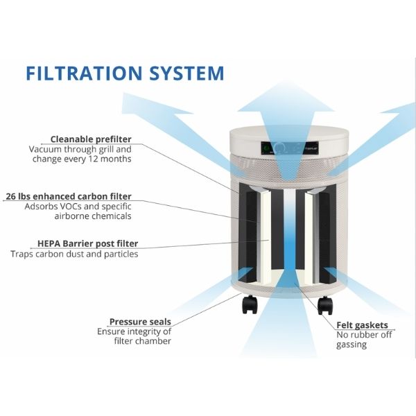 Airpura C700 DLX Air Purifier Filtration System