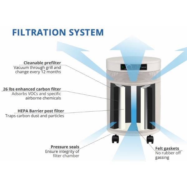 Airpura F700 DLX Air Purifier Filtration System