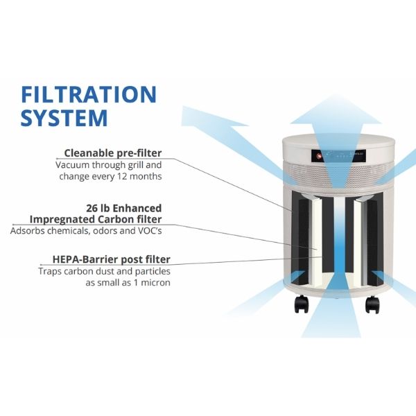 Airpura T700 DLX Air Purifier Filtration System