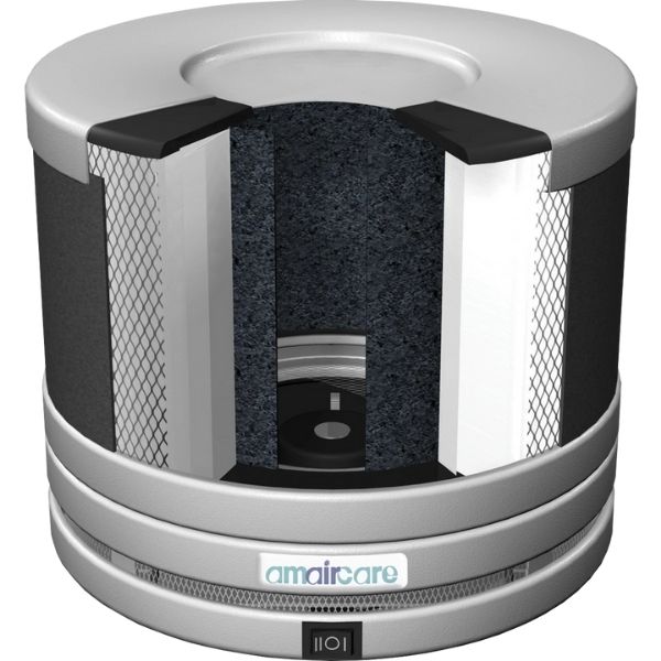 Amaircare Roomaid Portable HEPA Air Purifier 3D view of inside