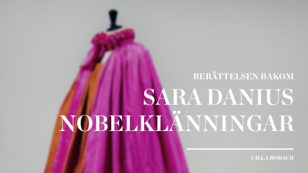 Sara Danius Rosa och Orange klänning 